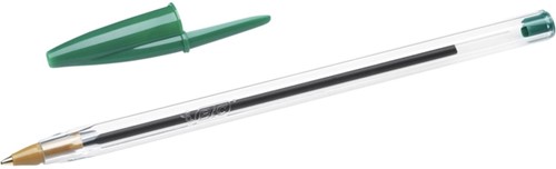 Balpen Bic Cristal groen medium-3