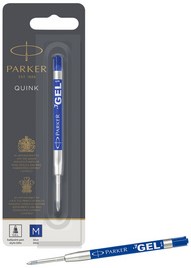 Gelpenvulling Parker zwart 0.7mm blister-2