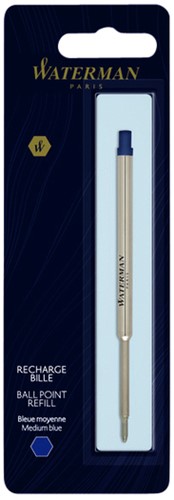 Balpenvulling Waterman medium blauw blister