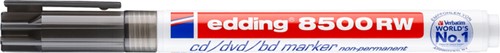 Cd marker edding 8500 rond zwart 1.0mm-2
