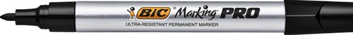 Viltstift Bic Pro 1mm permanent zwart