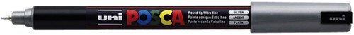 Verfstift Posca EF zilver