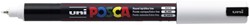 Verfstift Posca EF wit