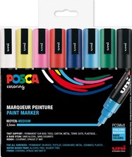 Verfstift Posca PC5M medium assorti set à 4 stuks-2
