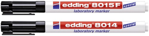 Viltstift edding 8015 laboratory ronde punt 0.75mm EF zwart-2