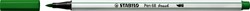 Brushstift STABILO Pen 568/36 smaragd groen