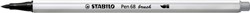 Brushstift STABILO Pen 568/95 koud grijs