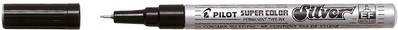 Viltstift PILOT Super SC-S-M lakmarker rond zilver 2mm-3