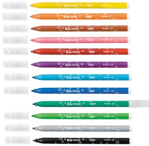 Kleurstiften BicKids kid couleur medium assorti etui à 12 stuks-3