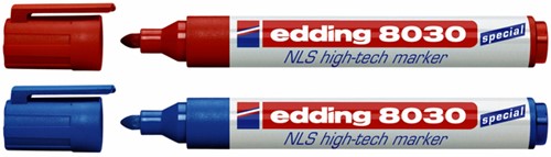 Viltstift edding 8030 NLS High-Tech marker rood 1.5-3mm-2