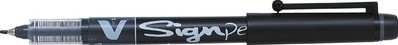 Fineliner PILOT V Signpen fijn zwart-3
