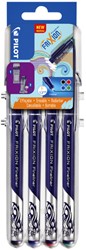 Fineliner Pilot Frixion 0,45mm etui à 4 stuks assorti