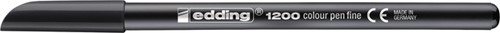 Fineliner edding 1200 zwart 0.5-1mm-2