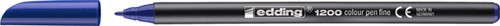 Fineliner edding 1200 blauw 0.5-1mm