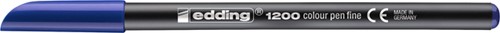 Fineliner edding 1200 blauw 0.5-1mm-2