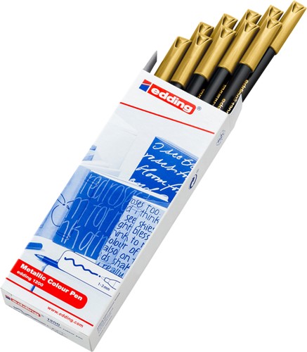 Fineliner edding 1200 goud 1mm-3