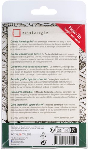 Sakura Zentangle tiles 20 delig wit-2