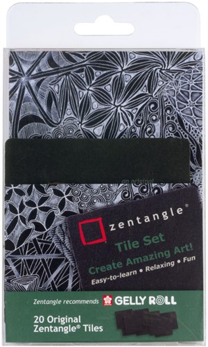 Fineliner Sakura Zentangle tiles 20delig zwart