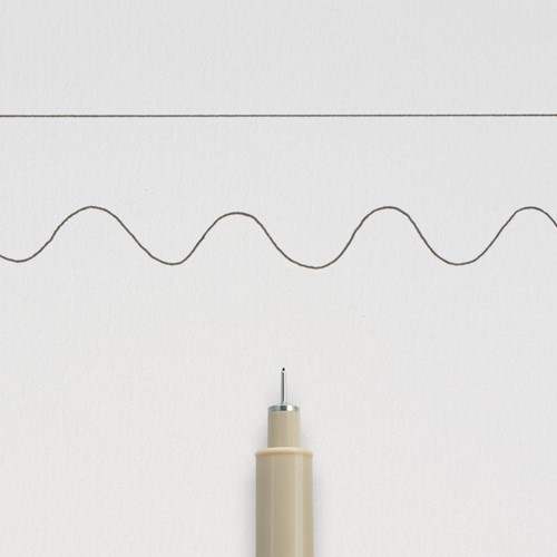 Fineliner Sakura pigma micron zwart 0.2mm-3