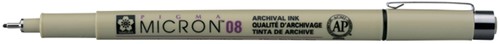 Fineliner Sakura pigma micron zwart 0.5mm-2