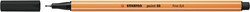 Fineliner STABILO point 88/46 zwart