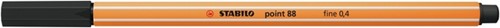 Fineliner STABILO point 88/46 zwart-2