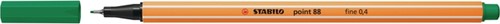 Fineliner STABILO pointt 88/36 smaragd groen