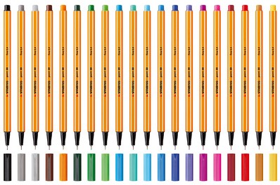 Fineliner STABILO point 88/51 fijn turquoiseblauw-3