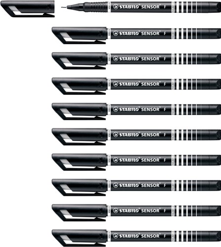 Fineliner STABILO Sensor 189/46  zwart-3