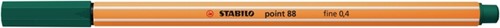 Fineliner STABILO point 88/53 turquoise groen-2