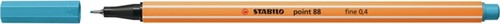 Fineliner STABILO point 88/57 azuur blauw
