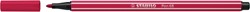 Viltstift STABILO Pen 68/50 donkerrood