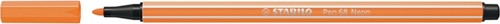 Viltstift STABILO Pen 68/054 neon oranje