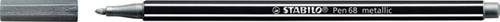 Viltstift STABILO Pen 68/805 metallic zilver