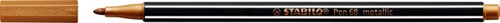 Viltstift STABILO Pen 68/820 metallic koper
