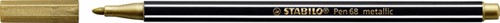 Viltstift STABILO Pen 68/810 metallic goud