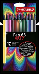 Viltstift STABILO Pen 6812-1-20 etui à 12 kleuren
