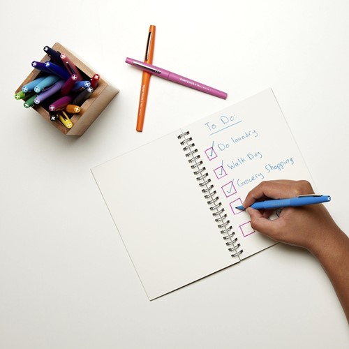 Fineliner Paper Mate Flair Candypop assorti 1.0mm set à 6 stuks-3