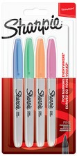 Viltstift Sharpie rond fine pastel assorti blister à 4 stuks-2