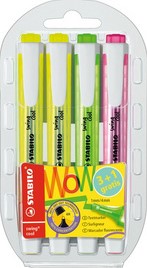 Markeerstift STABILO Swing cool 275/4 assorti etui à 4 stuks-2
