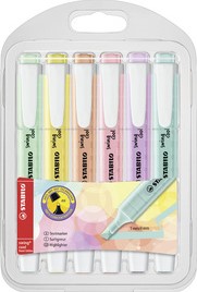 Markeerstift STABILO Swing cool 275/6 pastel assorti etui à 6 stuks-3
