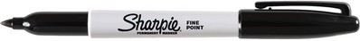 Viltstift Sharpie rond fijn zwart-3
