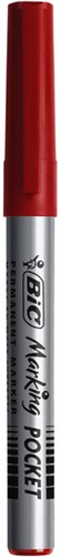 Viltstift Bic 1445 pocket rond rood 1.1mm-3