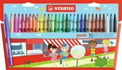 Viltstift STABILO Power 280 etui à 30 kleuren