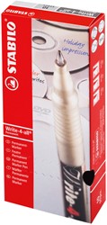 Viltstift STABILO Write-4-All 166/46 permanent superfijn zwart