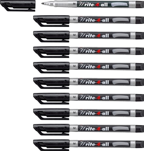 Viltstift STABILO Write-4-All 146/46 permanent medium zwart-3