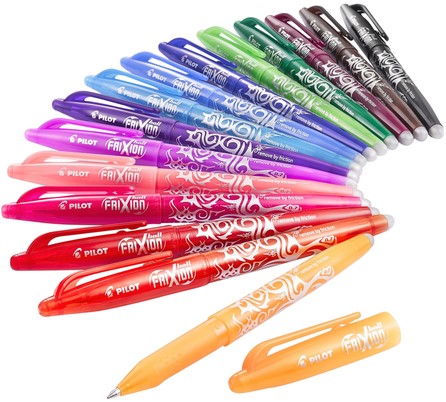 Rollerpen PILOT friXion medium rood blister à 1 stuk + 3 vullingen-3