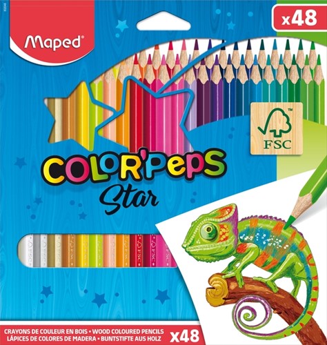Kleurpotloden Maped doos 48stuks assorti