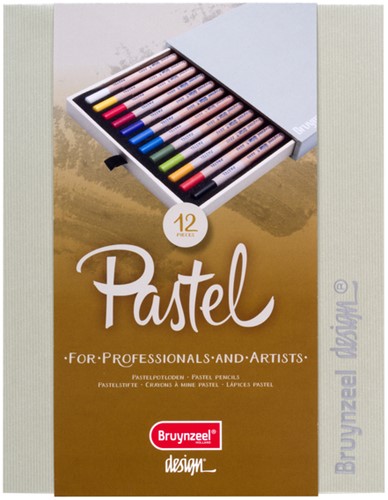 Kleurpotloden Bruynzeel 8840 Design pastel 12stuks assort