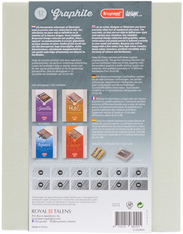 Potlood Bruynzeel Design 8815 12 hardheden-3
